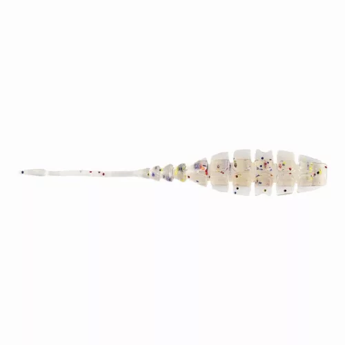 MUSTAD AJI WINGED BAIT 2'' CLEAR RAINBOW GLITTER 12DB/CSOMAG