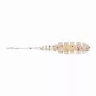 MUSTAD AJI WINGED BAIT 2'' UV CLEAR RED GLITTER 12DB/CSOMAG