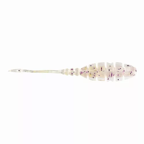 MUSTAD AJI WINGED BAIT 2'' CLEAR PURPLE GLITTER 12DB/CSOMAG