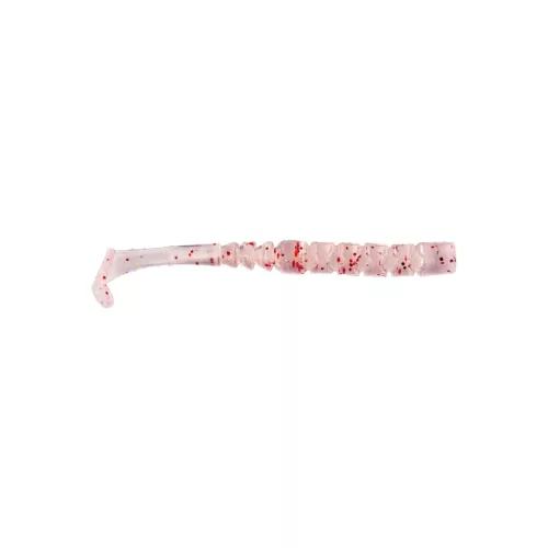 MUSTAD AJI PADDLE TAIL 2'' UV CLEAR RED GLITTER 12DB/CSOMAG