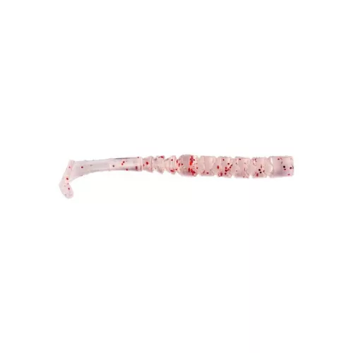 MUSTAD AJI PADDLE TAIL 2'' UV CLEAR RED GLITTER 12DB/CSOMAG