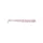 MUSTAD AJI PADDLE TAIL 2'' CLEAR PURPLE GLITTER 12DB/CSOMAG