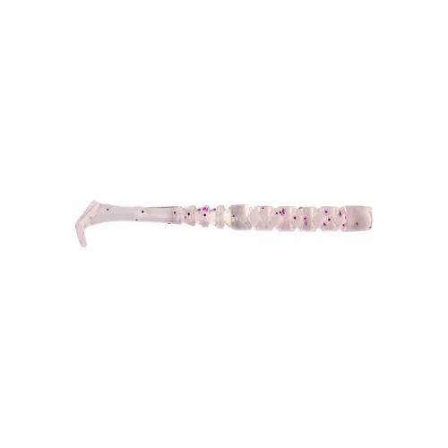 MUSTAD AJI PADDLE TAIL 2'' CLEAR PURPLE GLITTER 12DB/CSOMAG