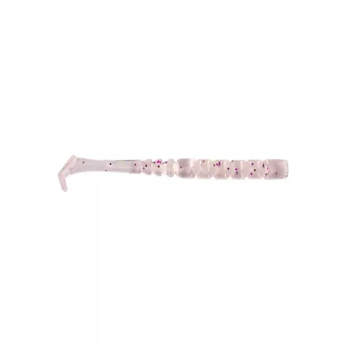 MUSTAD AJI PADDLE TAIL 2'' CLEAR PURPLE GLITTER 12DB/CSOMAG
