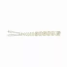 MUSTAD AJI SPLIT TAIL 2'' CLEAR RAINBOW GLITTER 12DB/CSOMAG