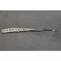   MUSTAD AJI STRAIGHT TAIL 3'' CLEAR RAINBOW GLITTER 12DB/CSOMAG
