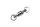 MUSTAD SS BALL BEARING SWIVEL 3 4DB/CSOMAG