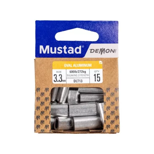 MUSTAD OVAL ALUMINUM SLEEVE 1.6MM 40DB/CSOMAG