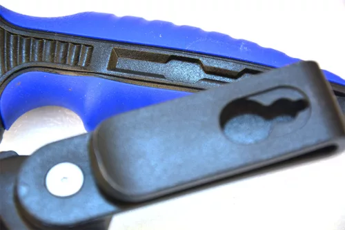 MUSTAD 9" 4116 STAINLESS STEEL FILLET KNIFE - PTFE NON-STICK COATING BLUE