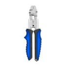 MUSTAD 10” CRIMPING TOOL, , 420 STAINLESS STEEL, FINE POLISH BLUE