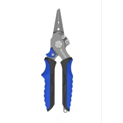   MUSTAD 7.5" 420 STAINLESS STEEL, TUNGSTEN BRAID CUTTER BLUE
