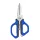 MUSTAD 7", SCISSORS, 420 STAINLESS STEEL, FINE POLISHED BLUE