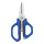 MUSTAD 6.5", SCISSORS, 420 STAINLESS STEEL, FINE POLISHED BLUE