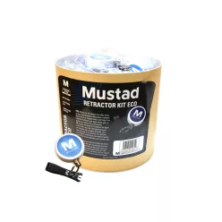   MUSTAD RETRACTOR KIT ECO KIHÚZHATÓ ÖVRE RAKHATÓ KULCSTARTÓ ZSINÓRVÁGÓ CSIPESSZEL