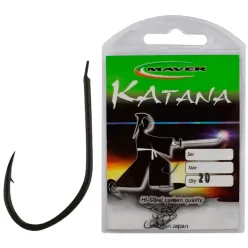 MAVER HOOK KATANA BLACK NICKELLED FLATTED
