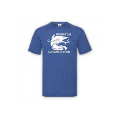   Monster Cat CATFISHING IS MY LIFE harcsás póló 2020 modell S