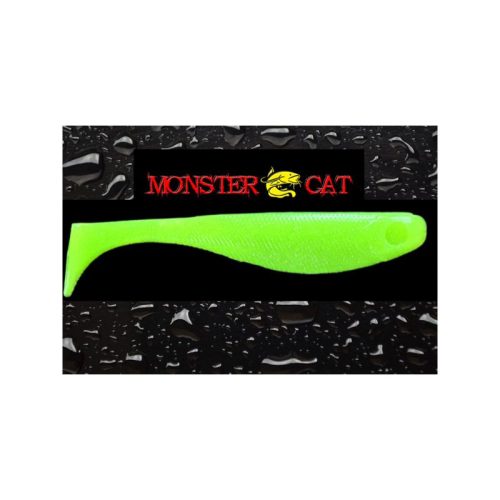 MONSTER CAT BIG RATLLIN csörgős gumihal 15 cm - Grinch Green 15 cm