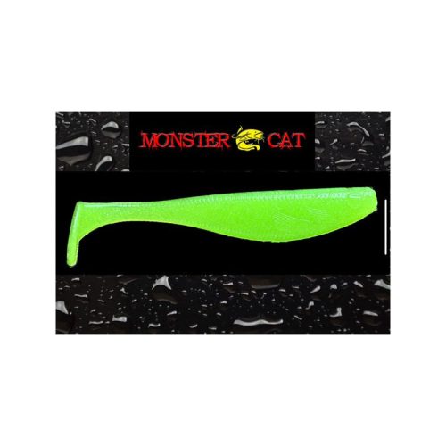 MONSTER CAT RATLLIN csörgős gumihal - Grinch Green 10 cm