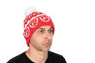 Fox Rage Red & White Bobble Hat -