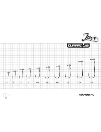 Mikado Jaws Classic Jig 50g 4/0