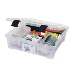 Plano 708001 XXL STOWAWAY CLEAR BLACK LATCHES