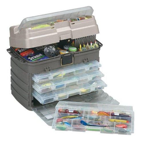 Plano 759201 GS BOX GRAY/SAND W/4 UTILITIES