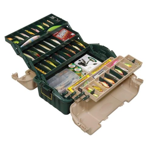 Plano 861600 6-TRAY BOX GRN /SANDSTONE