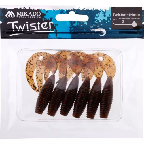 Mikado Twister 64mm Brown Pumpkin