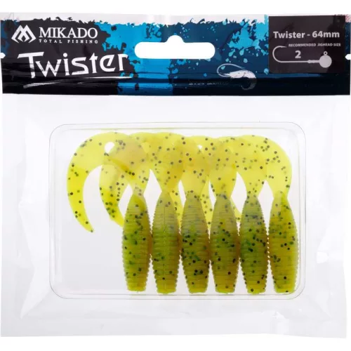 Mikado Twister 64mm Chartreuse Pepper