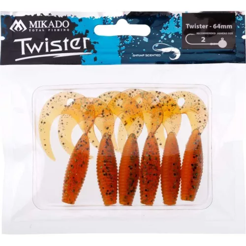 Mikado Twister 64mm Orange Pepper