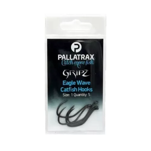 PALLATRAX GRIPZ CATFISH HOOKS (5) SIZE 1