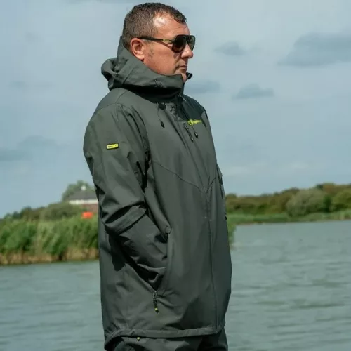 RIDGEMONKEY APEAREL THERMAPRO WATERPROOF SHELL COAT GREEN XL