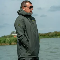   RIDGEMONKEY APEAREL THERMAPRO WATERPROOF SHELL COAT GREEN XXL