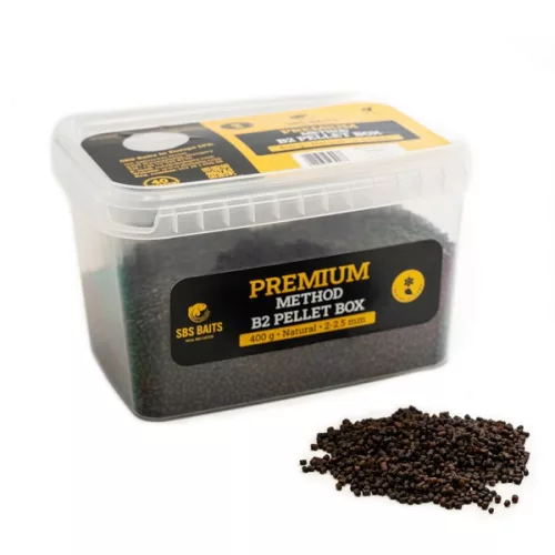 SBS PREMIUM METHOD ALL IN B2 PELLET BOX (HIDEG VÍZRE) 400 G NATURAL - SPRING-AUTUMN