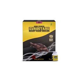   EUROSTAR READY-MADE BOILIES SQUID-OCTOPUS-STRAWBERRY 20 MM 1 KG + 50 ML 3 IN ONE TURBO BAIT DIP