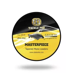   Masterpiece Tapered Mono Leader ultra clear 0.26-0.58mm 5*15 m DOBÓELŐTÉT ZSINÓR