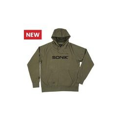 SONIK KAPUCNIS PULÓVER GREEN-M