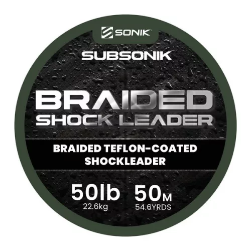 SONIK BRAIDED SHOCK LEADER 50LB 100M