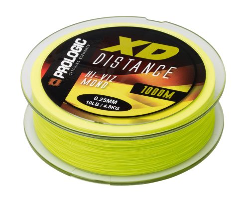 Prologic XD DISTANCE MONO 1000M 0.25MM HI-VIZ YEL