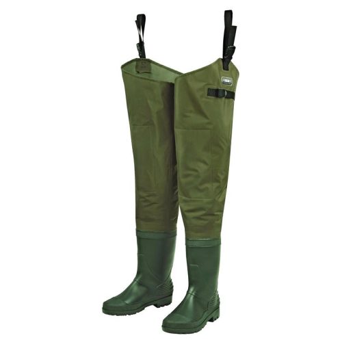 DAM - HYDROFORCE NYLON TASLAN HIP WADER 42 - 7.5 GREEN
