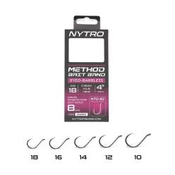  NYTRO NTO-B2 ELŐKÖTÖTT SZAKÁLL NÉLKÜLI CSALIGYŰRŰS METHOD ELŐKE 10 CM 14/0,19MM