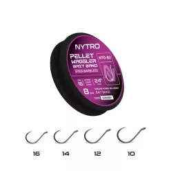   NYTRO NTO-B2 PELLET WAGGLER ELŐKÖTÖTT SZAKÁLL NÉLKÜLI CSALIGYŰRŰS ELŐKE 61 CM 12/0,21MM