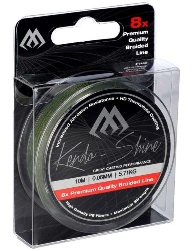 Mikado Kendo Shine Green 0.12mm 10m Fonott Előkezsinór