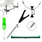 Leszúró bottartók, villafejek